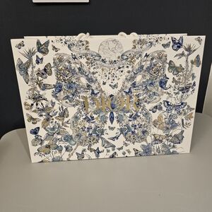 Dior Butterfly Print Shopping Bag